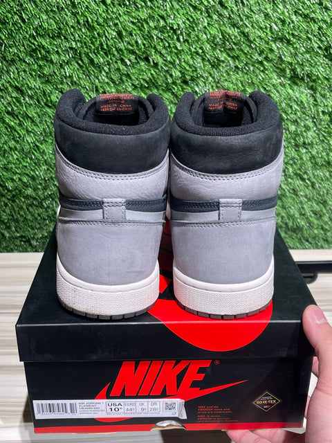 Jordan 1 Retro High Element Gore-Tex Black Particle Grey Sz 10.5