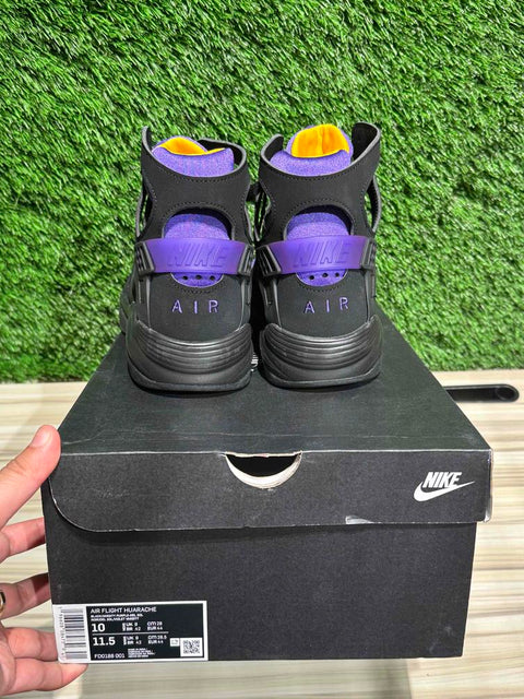Nike Air Flight Huarache Lakers Away Sz 10M