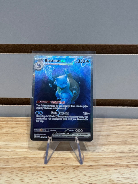 Blastoise ex 2023 Pokémon Scarlet & Violet 151 Special Illustration Rare 151/200