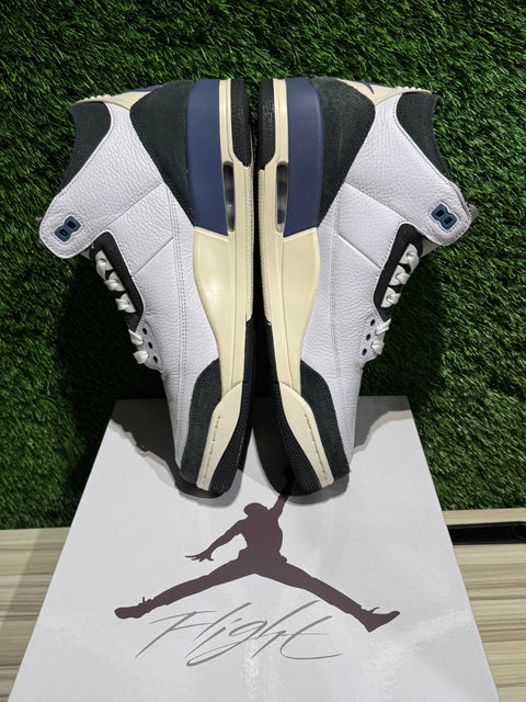 Jordan 3 Retro OG SP A Ma Maniére Diffused Blue Sz 12.5M