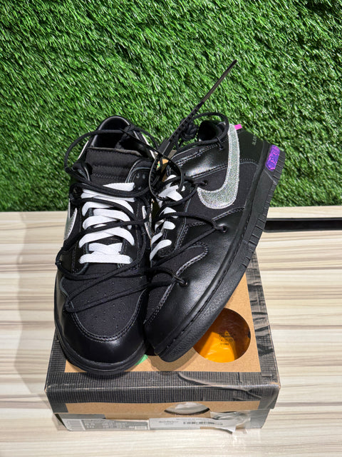 Nike Dunk Low Off-White Lot 50 Sz 8.5M