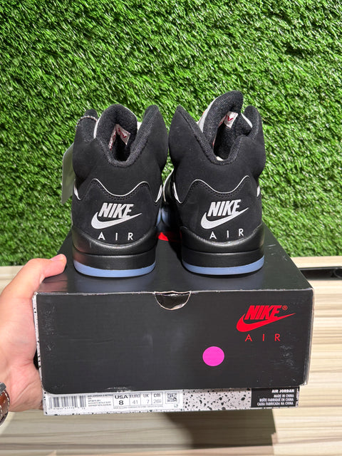 Jordan 5 Retro OG Black Metallic Reimagined Sz 8