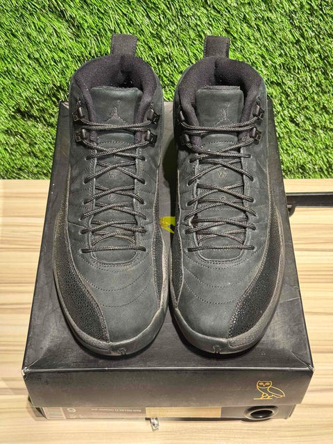 Jordan 12 Retro OVO Black Sz 9M