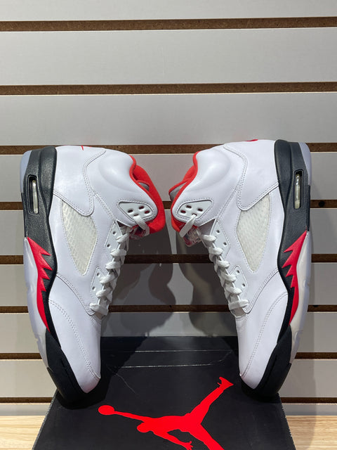 Jordan 5 Retro Fire Red Silver Tongue (2020) Sz 11