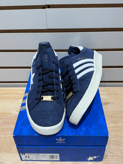adidas Campus 80s Bape Collegiate Navy Sz 11M