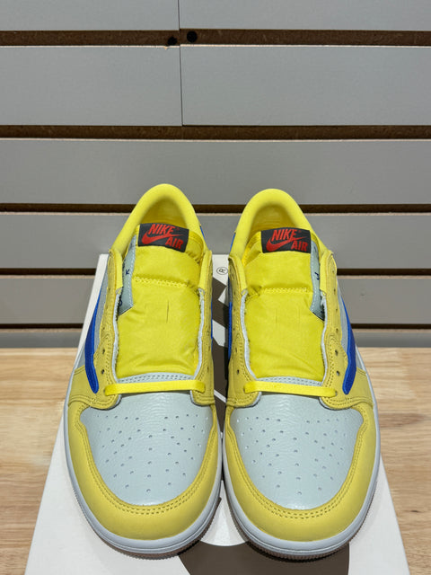 Jordan 1 Retro Low OG SP Travis Scott Canary (Women's) Sz 9M/10.5W