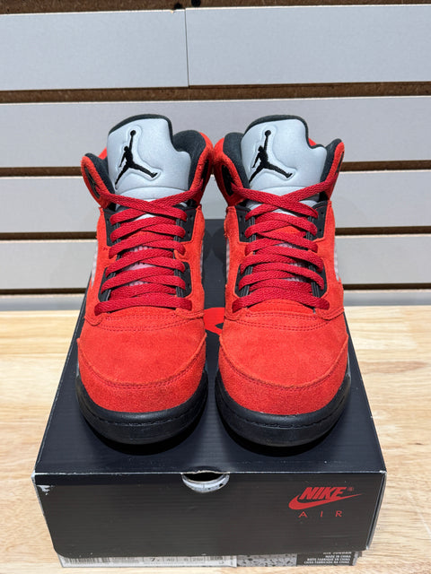 Jordan 5 Retro Raging Bull Red (2021) (GS) Sz 7Y