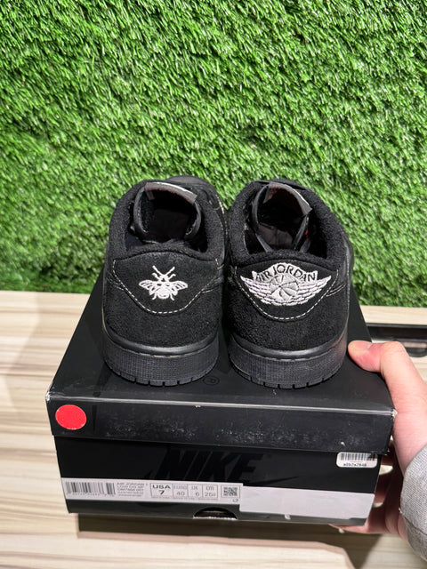 Jordan 1 Retro Low OG SP Travis Scott Black Phantom Sz 7M