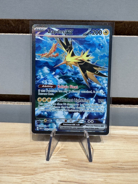 Pokémon Zapdos ex - 202/165 - SV: Scarlet & Violet 151 (MEW)