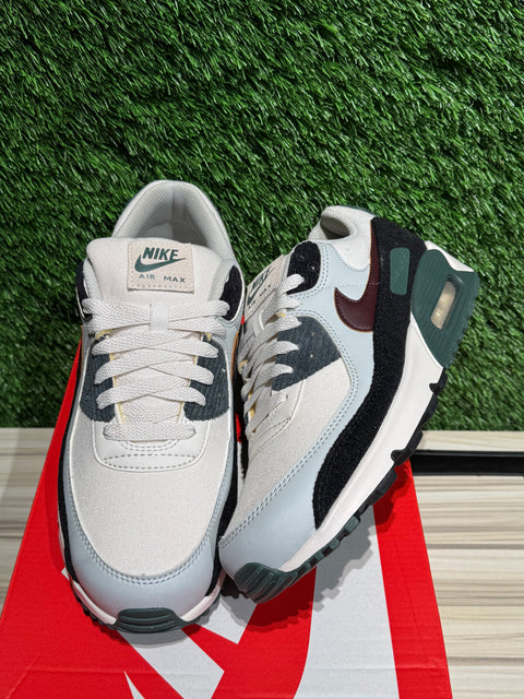 Nike Air Max 90 Burgundy Crush Vintage Green Sz 10M