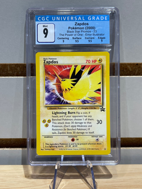 Pokémon Zapdos - WoTC Promo (PR) #23 CGC 9