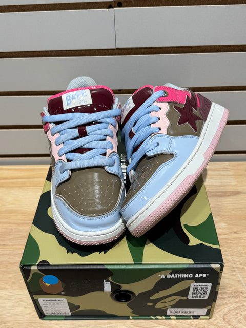 A Bathing Ape Sk8 Sta Bold #2 Blue Sz 8.5M