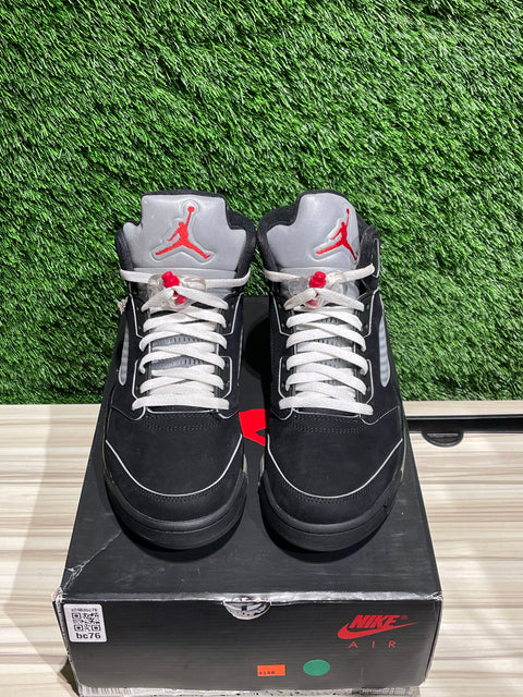 Jordan 5 Retro OG Black Metallic Reimagined Sz 9M