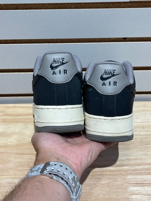 Nike Air Force 1 Low '07 LV8 Black Flat Pewter Sz 9.5