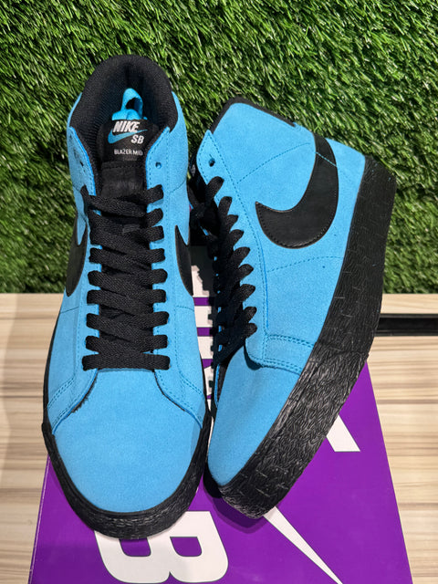 Nike SB Zoom Blazer Mid Baltic Blue Sz 8.5