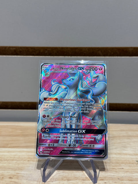 Alolan Ninetales GX (Full Art) - Pokemon SM - Lost Thunder (SM8)