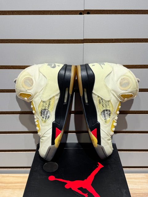 Jordan 5 Retro Off-White Sail Sz 10.5