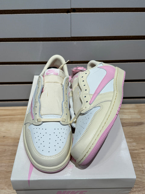 Jordan 1 Retro Low OG SP Travis Scott Shy Pink Sz 11