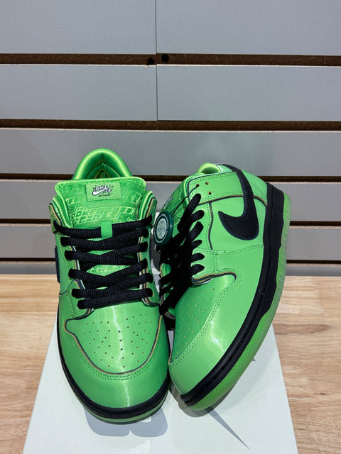 Nike SB Dunk Low The Powerpuff Girls Buttercup Sz 10.5