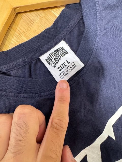 Billionaire Boys Club BBC Navy Wealth Tee Sz L