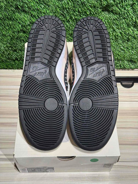 Nike SB Dunk Low Albino & Preto Sz 10.5M