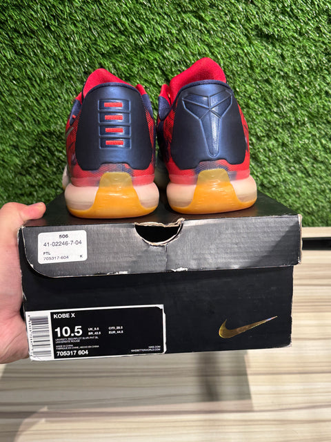 Nike Kobe 10 Independence Day Sz 10.5