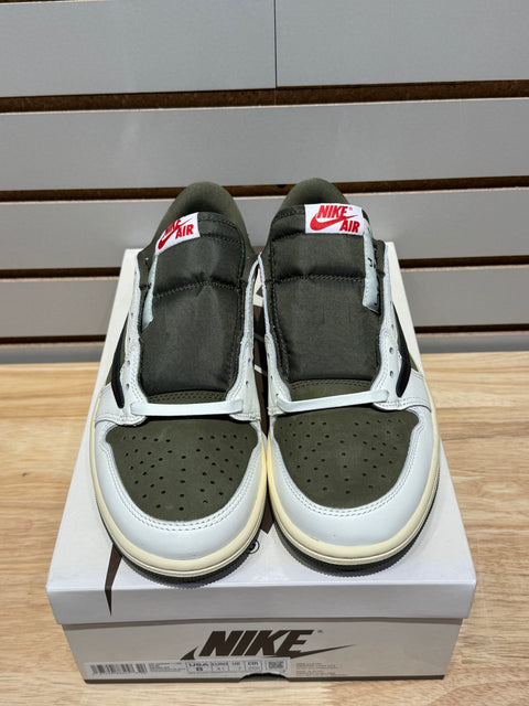 Jordan 1 Retro Low OG SP Travis Scott Medium Olive Sz 8