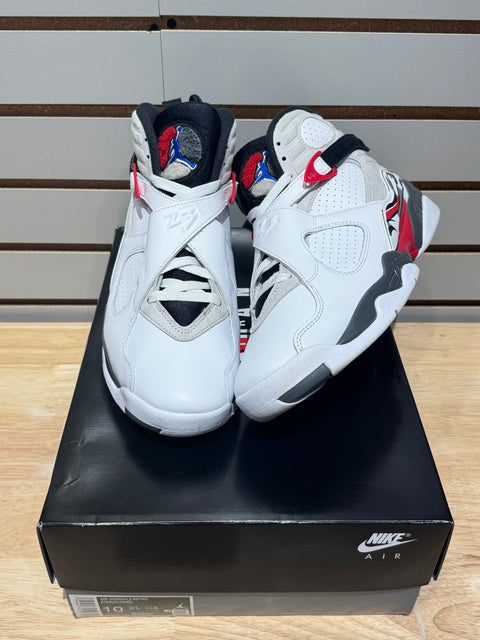 Jordan 8 Retro White True Red (2025) Sz 10