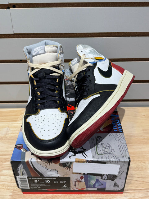 Jordan 1 Retro High Union Los Angeles Black Toe Sz 8.5M