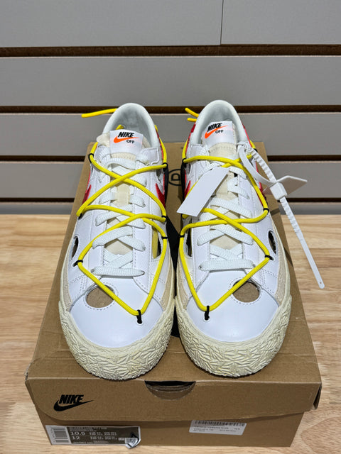 Nike Blazer Low Off-White University Red Sz 10.5