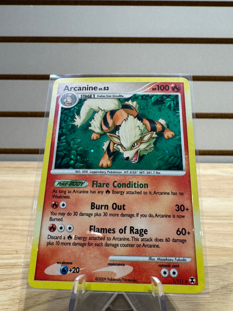 Arcanine - Pokemon Rising Rivals (RR) Holofoil