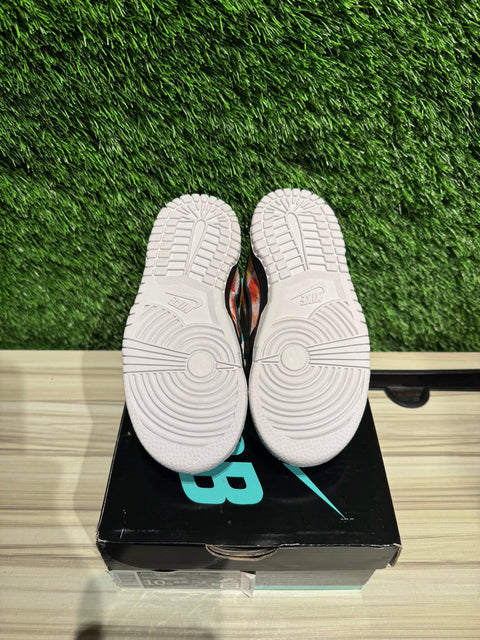 Nike SB Dunk Low Raygun Tie-Dye Black (TD) Sz 10c