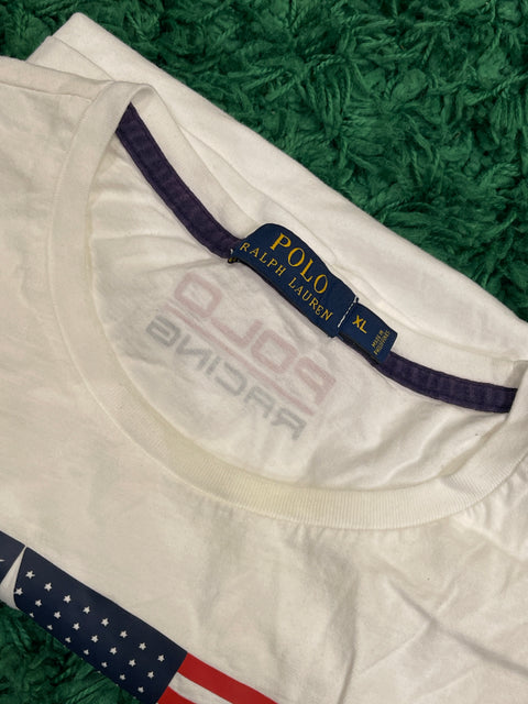 Polo Ralph lauren White Offshore Sailing Team Graphic T-Shirt