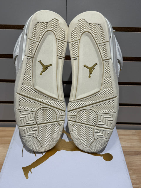 Jordan 4 Retro Metallic Gold (Women's) Sz 9M/10.5W