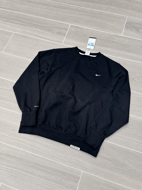 NWT Nike Standard Issue Basketball Crew Dri-Fit Loose Fit Sweatshirt Black Sz M
