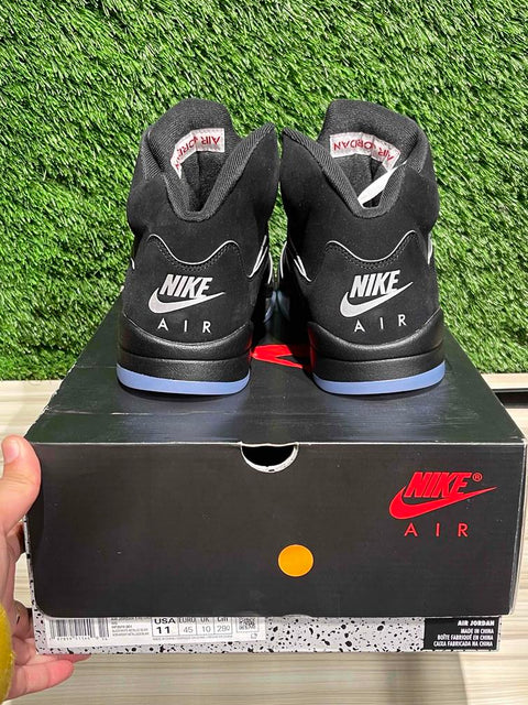 Jordan 5 Retro OG Black Metallic Reimagined Sz 11M