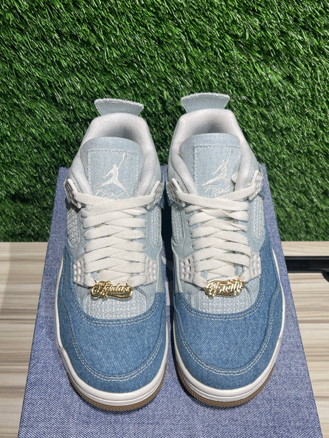 Jordan 4 Retro TEX Denim Worn Blue (Women's)