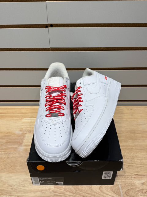 Air Force 1 Low Supreme White Sz 9.5