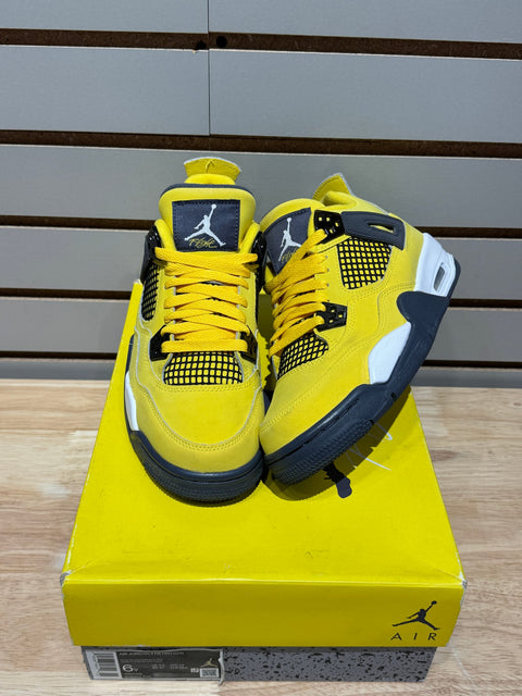 Jordan 4 Retro Lightning (2021) (GS) Sz 6Y