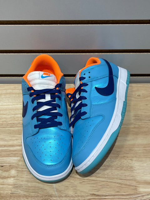 Nike Dunk Low SE Baltic Blue Total Orange Sz 10