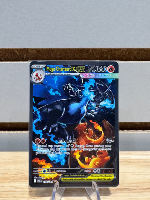 Mega Charizard X ex - 125/094 - Pokemon ME02: Phantasmal Flames (PFL)