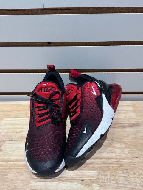 Nike Air Max 270 Gym Red Black White (GS) Sz 5.5Y