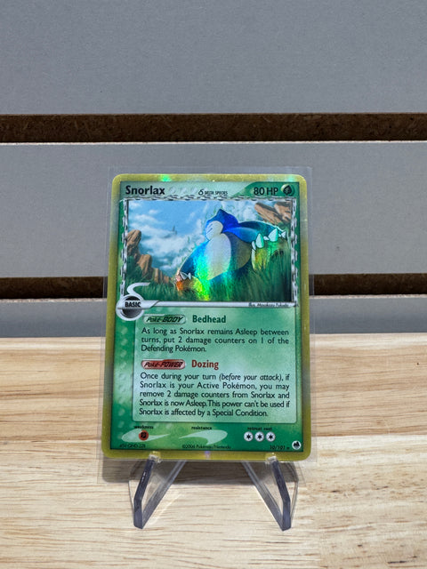 Snorlax (Delta Species) #10/101 - Pokemon EX Dragon Frontiers (DF)(Holofoil)