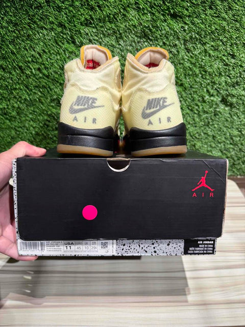 Jordan 5 Retro Off-White Sail Sz 11M