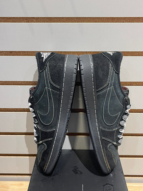 Jordan 1 Retro Low OG SP Travis Scott Black Phantom Sz 10