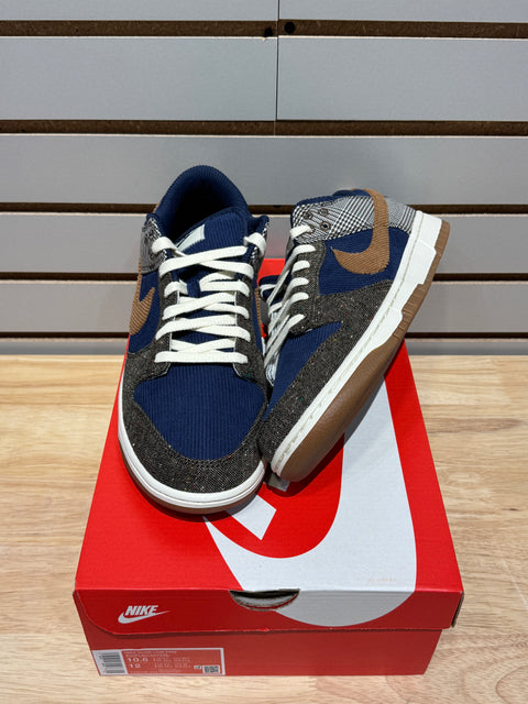 Nike Dunk Low Tweed Midnight Navy Corduroy