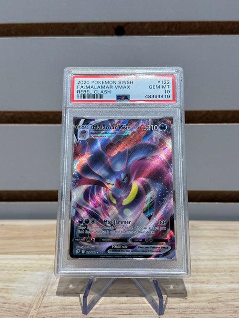 Pokémon Malamar VMAX - SWSH02: Rebel Clash (SWSH02) PSA 10