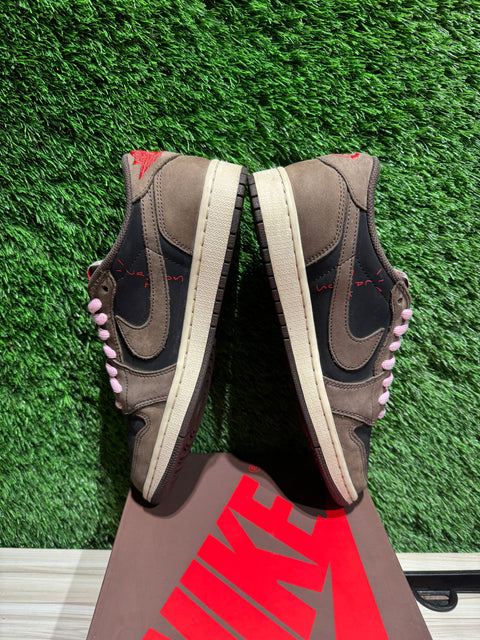 Jordan 1 Retro Low OG SP Travis Scott Mocha Sz 8M
