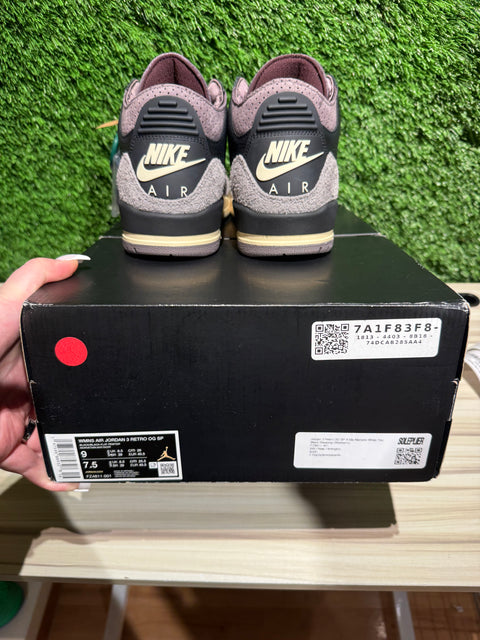 Jordan 3 Retro OG SP A Ma Maniére While You Were Sleeping (Women's) Sz 7.5M