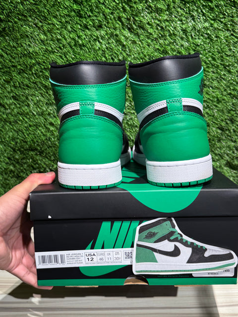 Jordan 1 Retro High OG Lucky Green Sz 12
